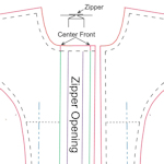 Zipper Opening Pattern